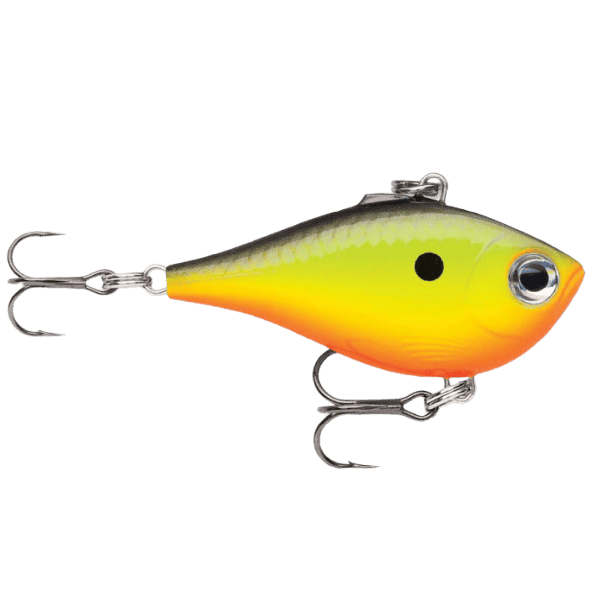RAPALA ULTRA LIGHT RIPPIN` RAP 04" 1-1/2IN - CHARTREUSE SHAD_ SIDE ANGLE
