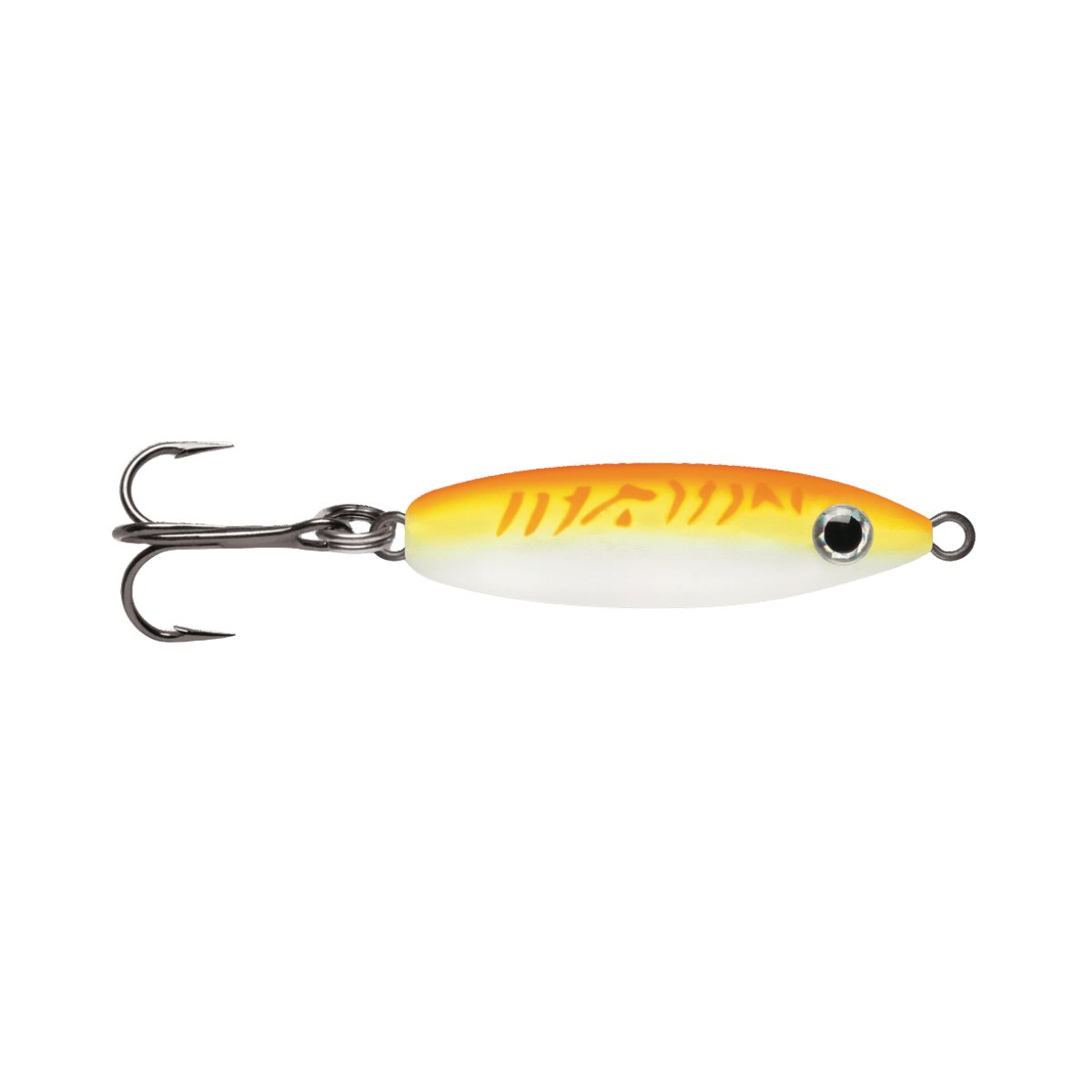VMC RATTLE SPOON - 1/8 OZ - GLOW ORG FIRE UV