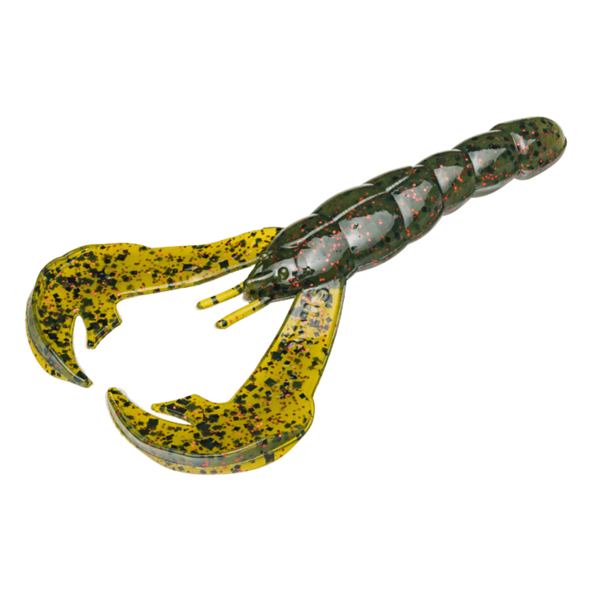 STRIKE KING RATTLIN' RAGE CRAW FISHING LURE 4 INCH - WATERMELON RED FLAKE