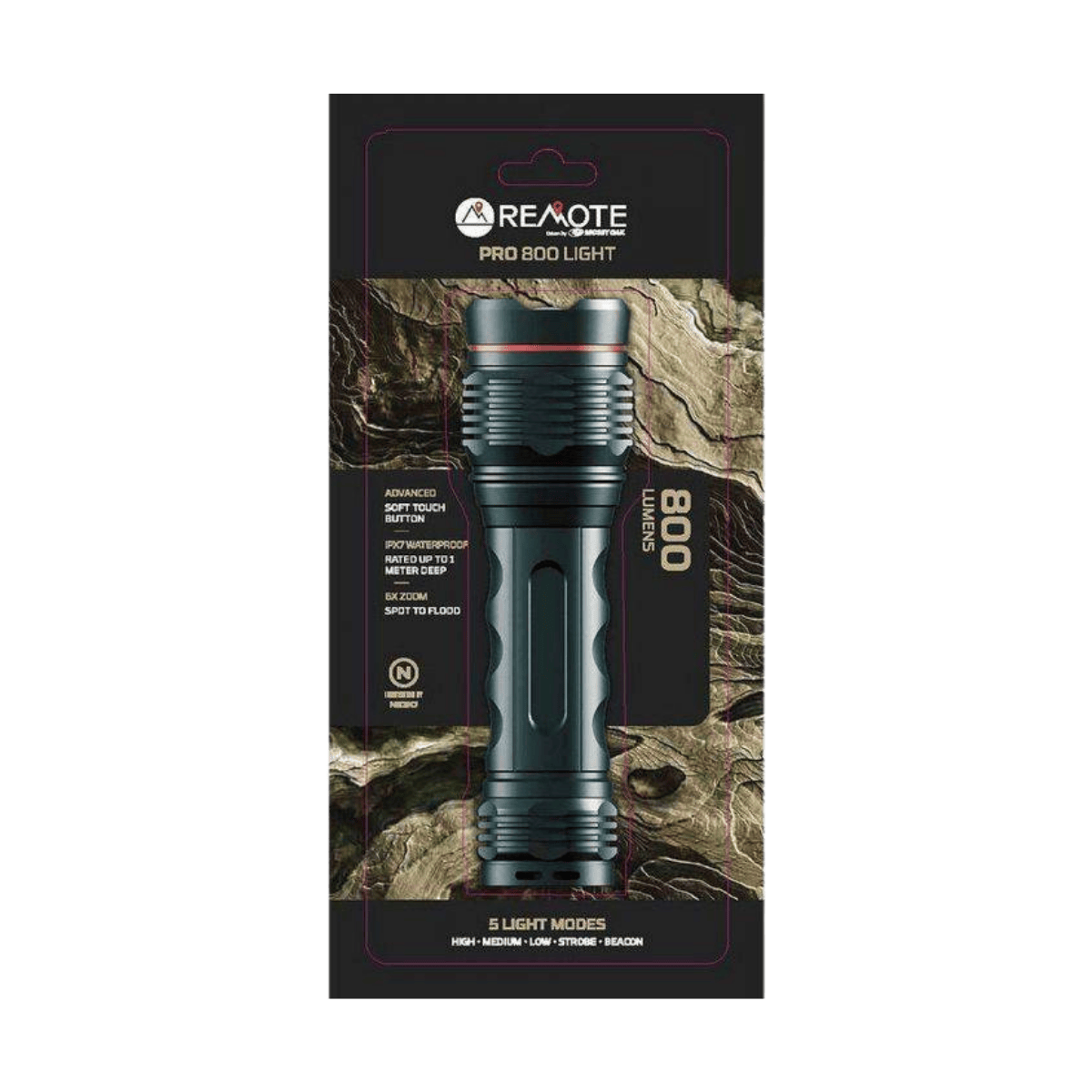REMOTE OUTDOORSMAN 800 LUMEN - TOP VIEW