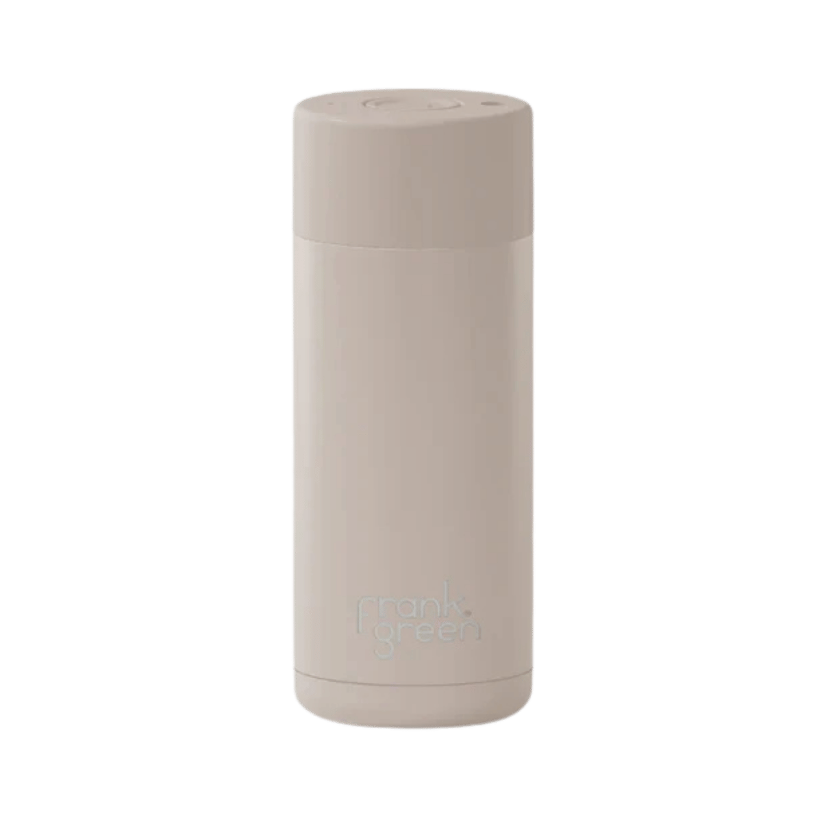 FRANK GREEN CERAMIC REUSABLE CUP - BUTTON LID 16OZ - MOON DUST