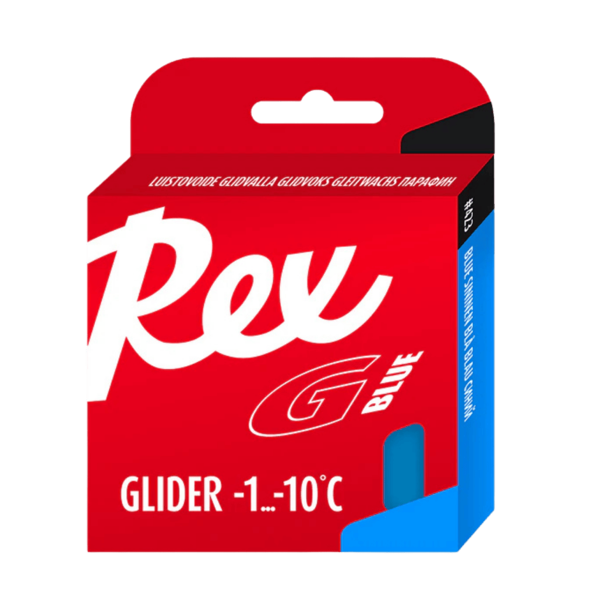 REX WAX GLIDER BLUE - FRONT IMAGE PACKAGE