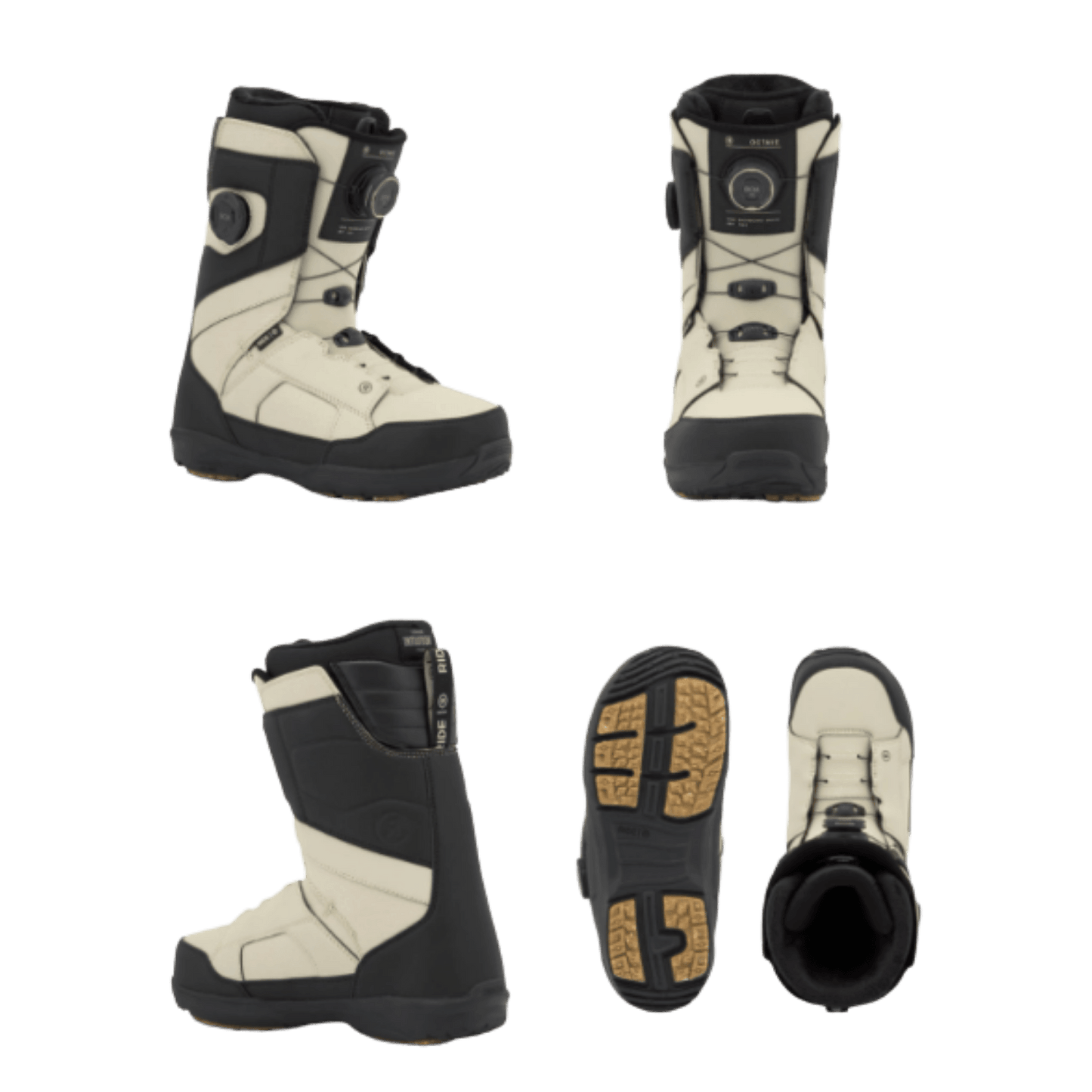 RIDE OCTAVE SNOWBOARD BOOTS 26/27 TAN