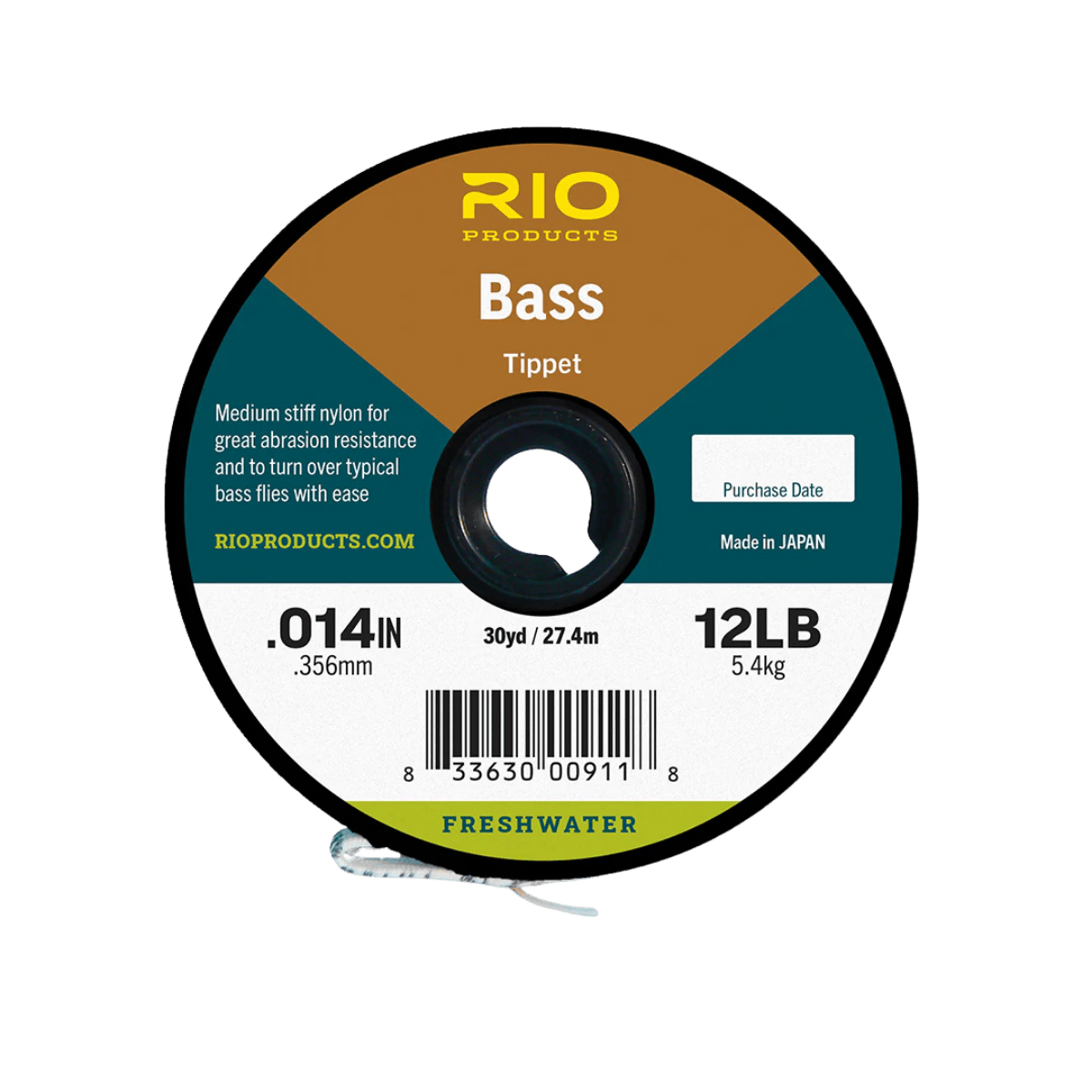 RIO BASS TIPPET 30 YARD - 10LB"