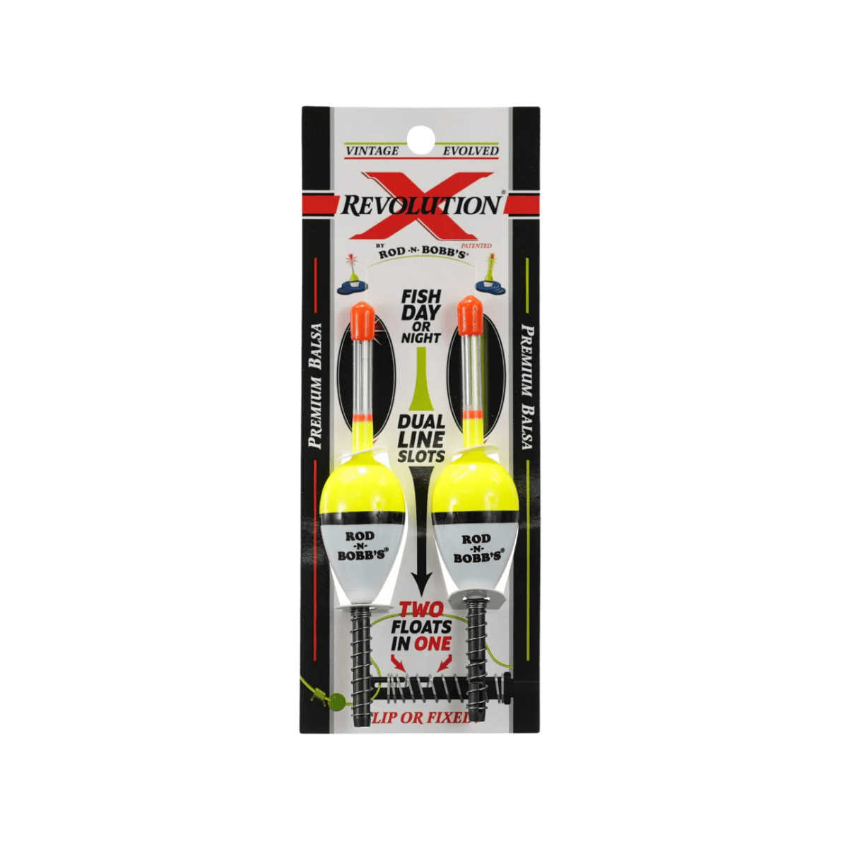 ROD-N-BOBBS OVAL BLISTER PACKED 2 LIGHT STICK - 7/8IN"