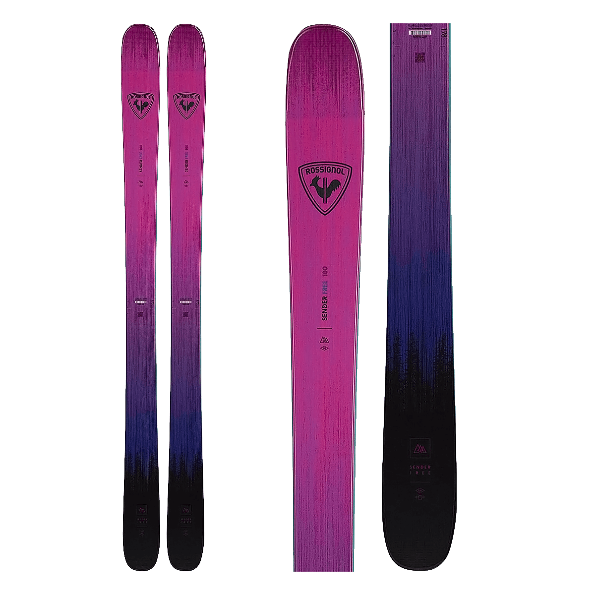 ROSSIGNOL SENDER FREE 100 OPEN SKIS 2026