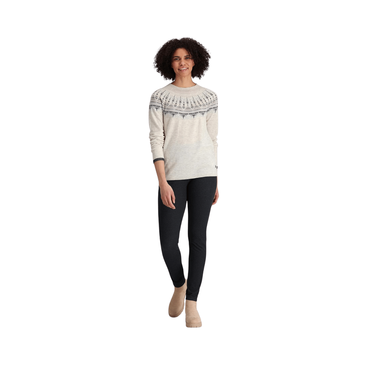 ROYAL ROBBINS W WESTLANDS FAIRISLE CREW IMAGE