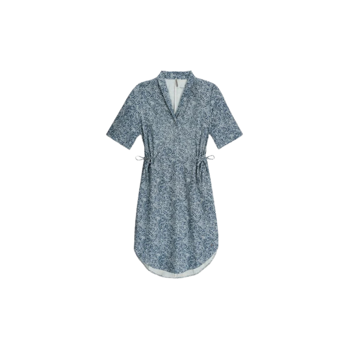 Royal Robbins Women's Spotless Traveler Dress S/S - Deep Blue Briar Pt