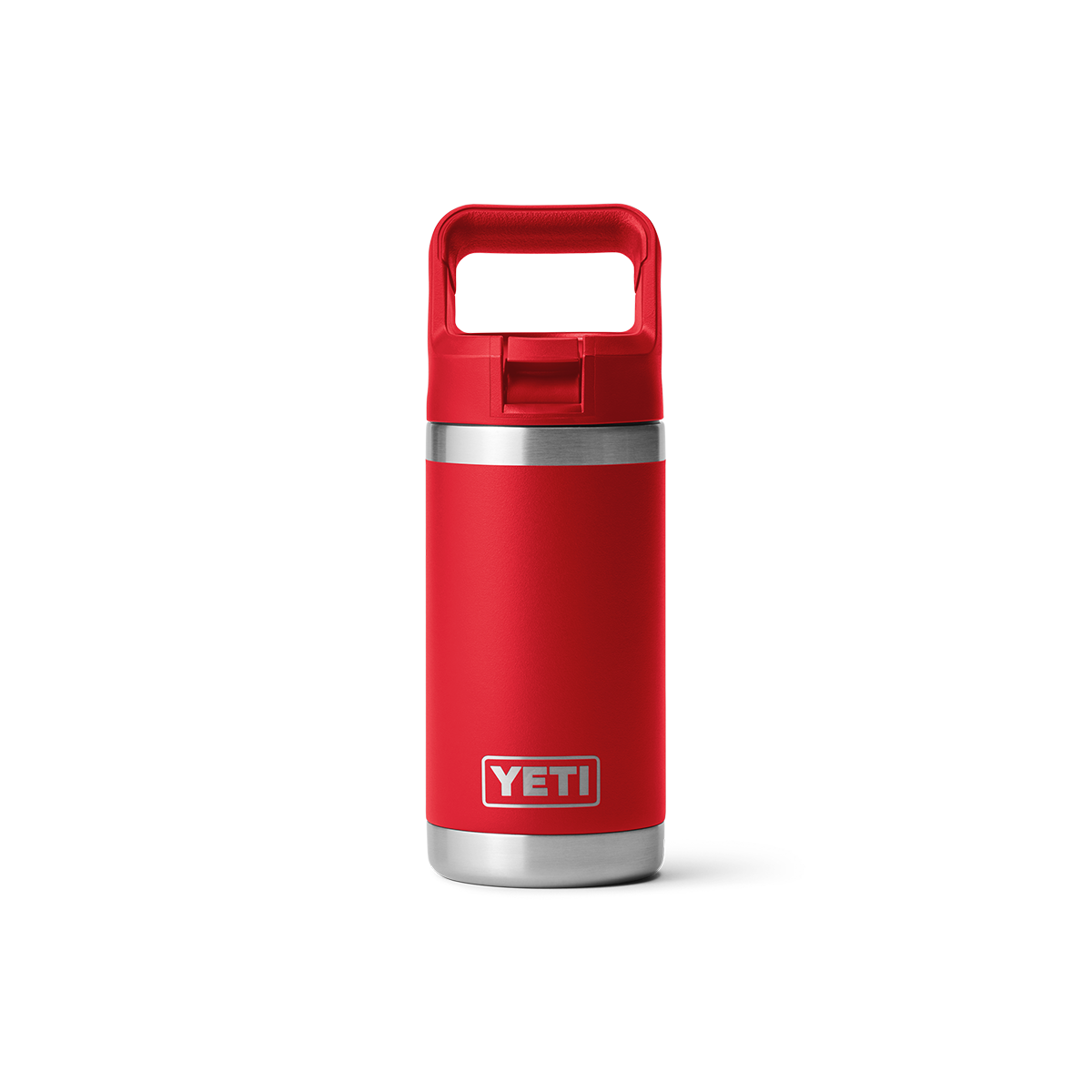 YETI 12OZ RAMBLER JR WATER BOTTLE WITH STRAW CAP - Rescue Red
