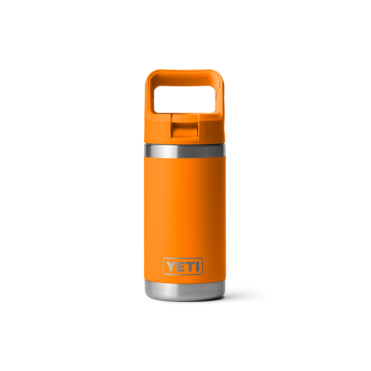 YETI 12OZ RAMBLER JR WATER BOTTLE WITH STRAW CAP - King Crab Orange