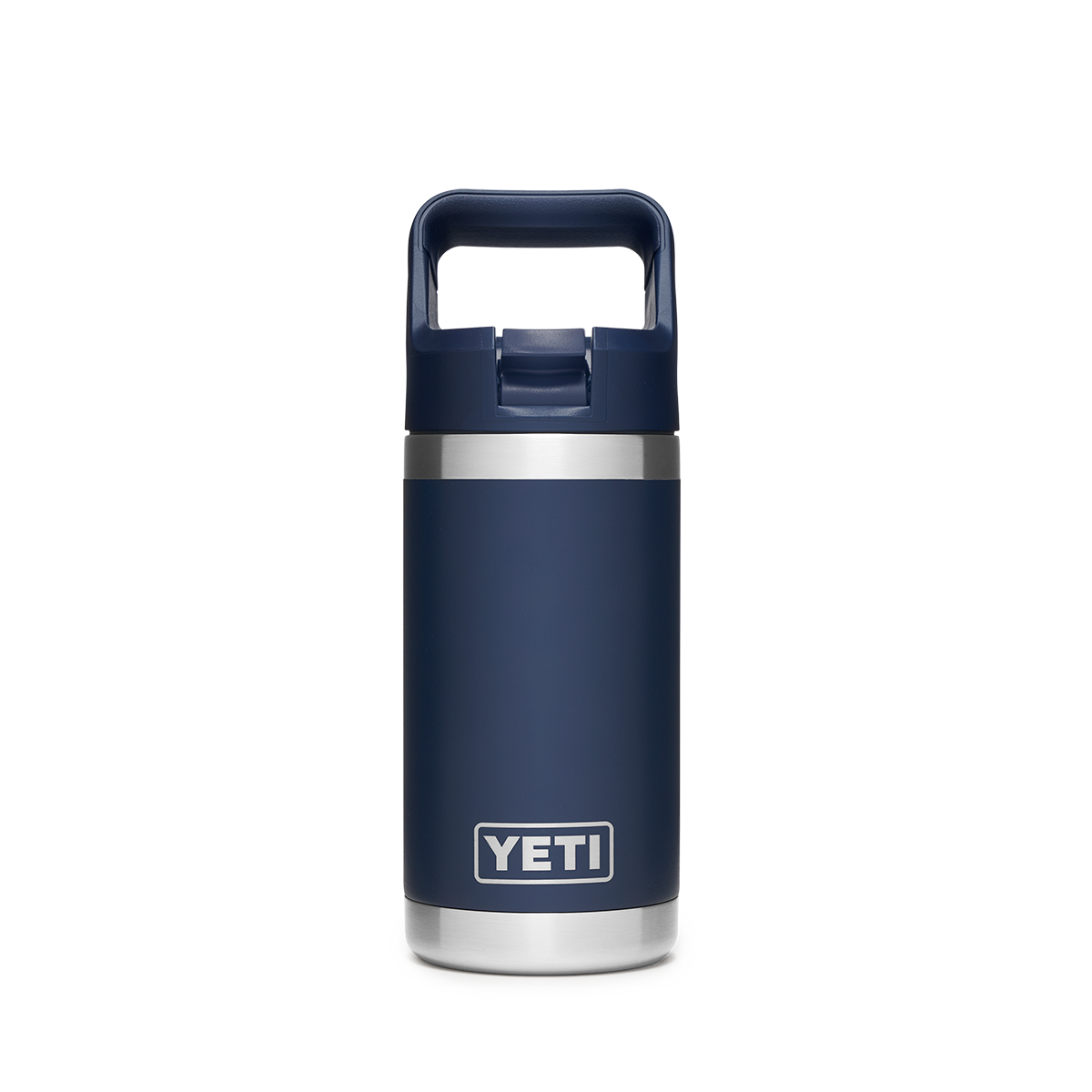 YETI 12OZ RAMBLER JR WATER BOTTLE WITH STRAW CAP - Navy