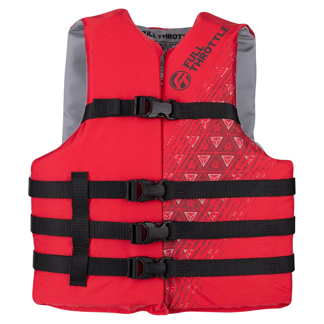 ADULT UNIVERSAL LIFE JACKET - RED