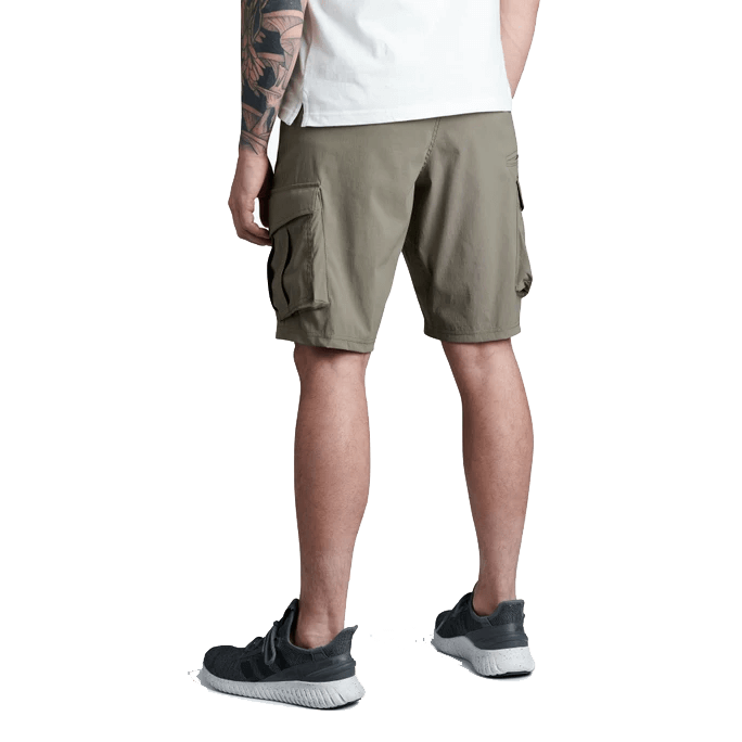 KUHL RENEGADE CARGO SHORTS - KHAKI - 12" INSEAM BACK