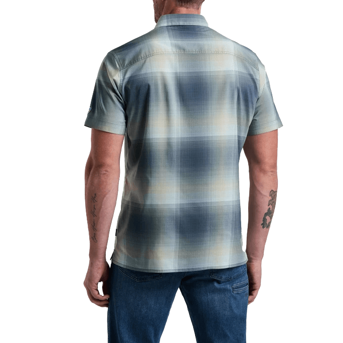 KUHL RESPONSE SS SHIRT - BLUE FOG BACK