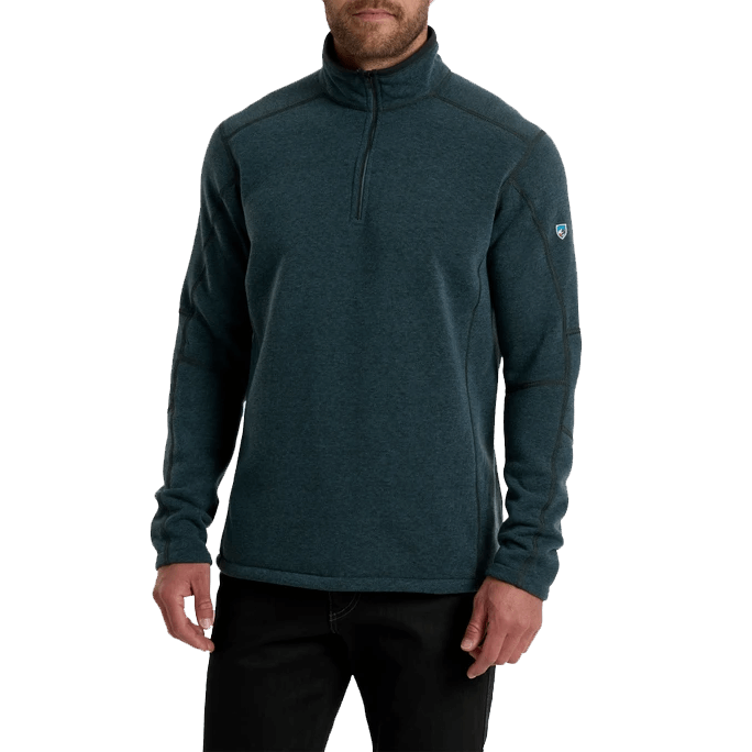 REVEL 1/4 ZIP - STORM BLUE
