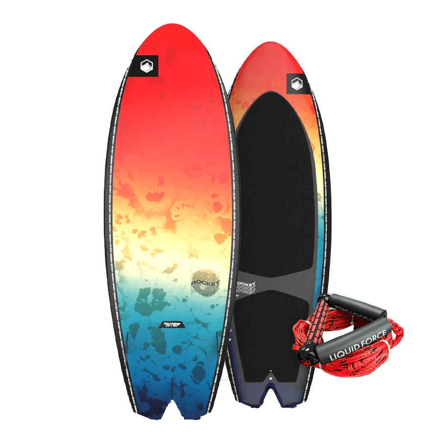 LIQUID FORCE ROCKET WAKESURFER WITH HANDLE 5'0"