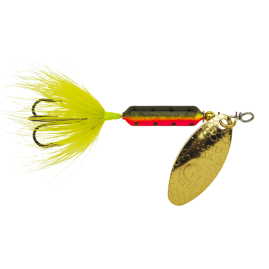 fire tiger fishing lures Rooster Tail - 1/24oz