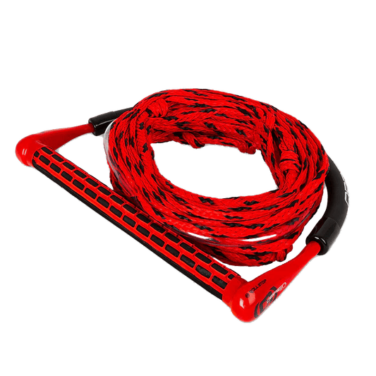 O'BRIEN POLY-E WAKEBOARD ROPE AND HANDLE COMBO - RED