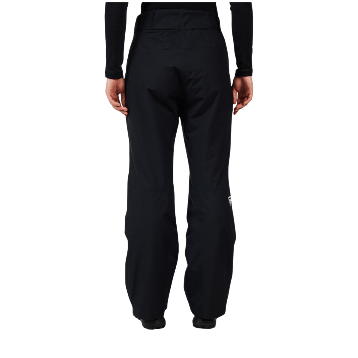ROSSIGNOL WOMEN'S INSULATED SKI PANTS - BLACK -BACK VIEW