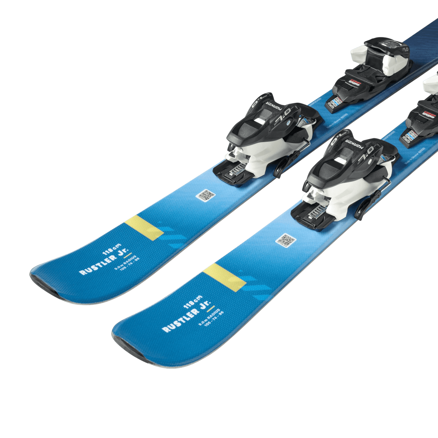 RUSTLER TWIN JR + JR 7.0 SKIS HEEL
