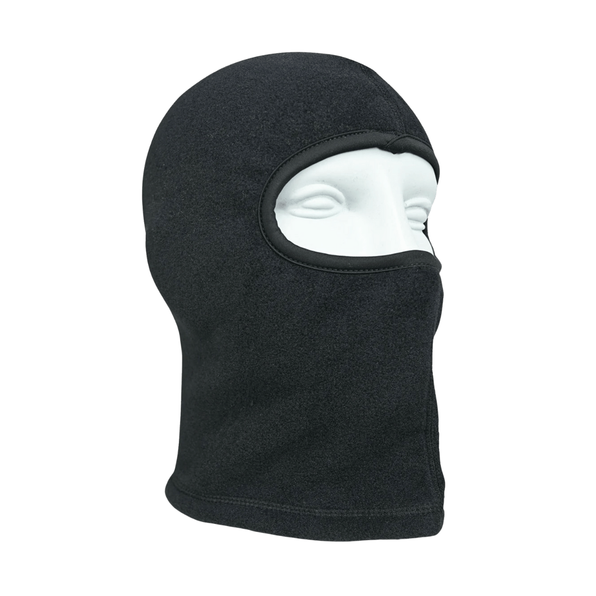 SEIRUS BALACLAVA 200-WEIGHT POTALEC FABRIC - BLACK - SIDE VIEW