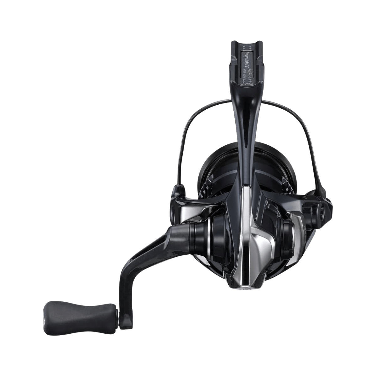 SHIMANO VANQUISH SPINNING REEL 2500SHG, BLACK COLOR, TOP ANGLE