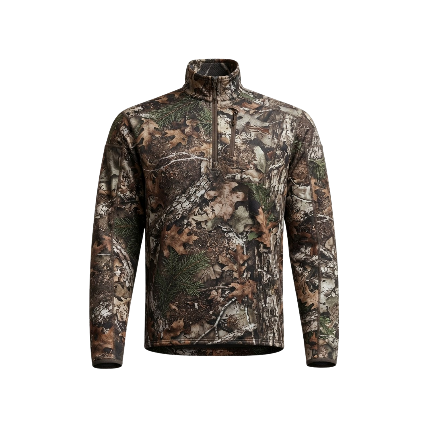 SITKA ALPHA FLEECE 1/4 ZIP P/O TIMBER