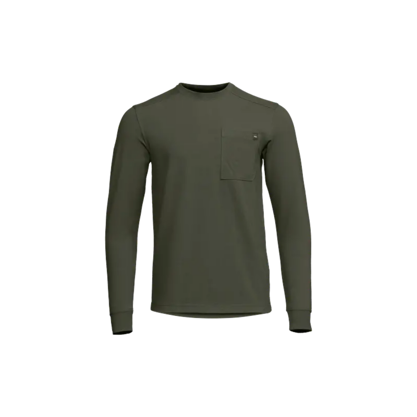 SITKA FOOTHILLS LS CREW CYPRESS GREEN