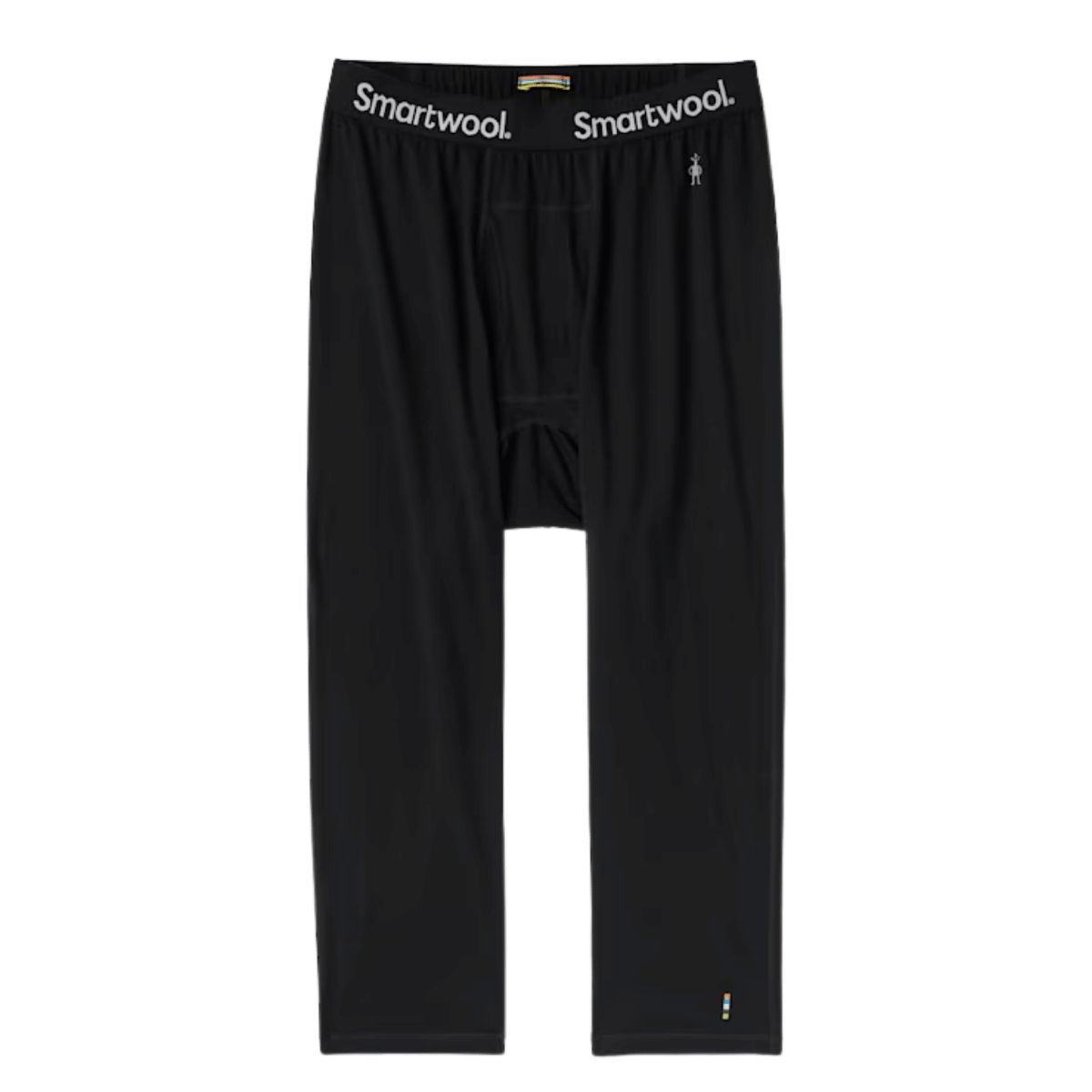 SMARTWOOL MEN'S MERINO 150 BASE LAYER 3/4 BOTTOM ALL SEASON - BLACK - MAIN IMAGE
