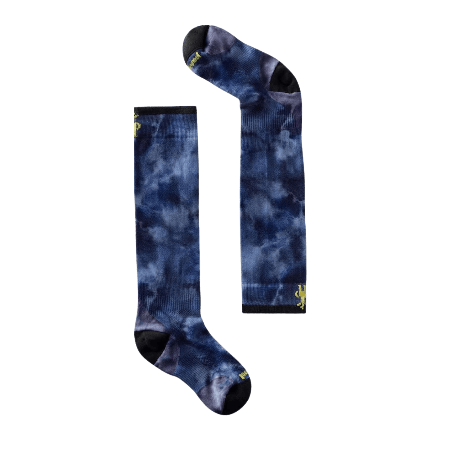 SMARTWOOL JR SKI ZERO CUSH PRNT OTC SOCK NIGHTFALL BLUE