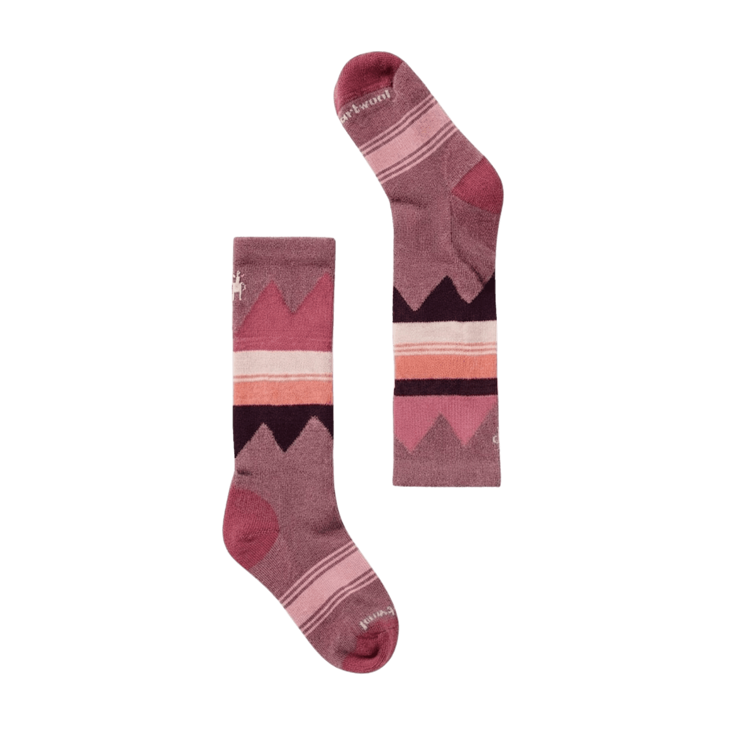 SMARTWOOL K SKI LGHT CUSH OTC SOCK GARDEN PINK