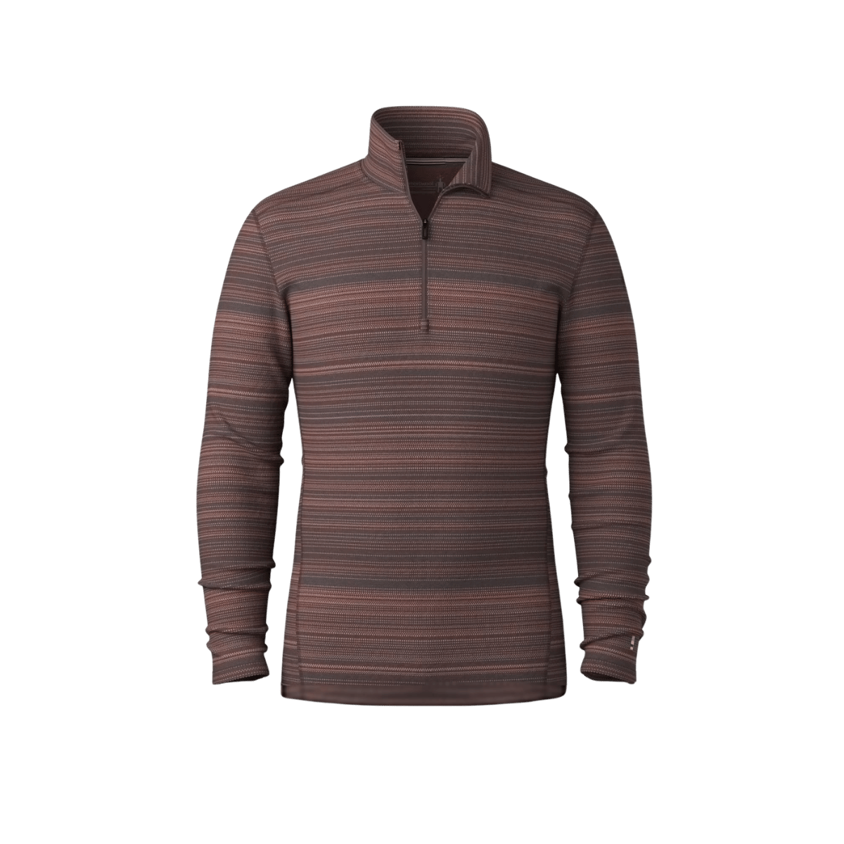 SMARTWOOL MERINO CLASSIC THERMAL 1/4 ZIP MINK COLOR SHIFT