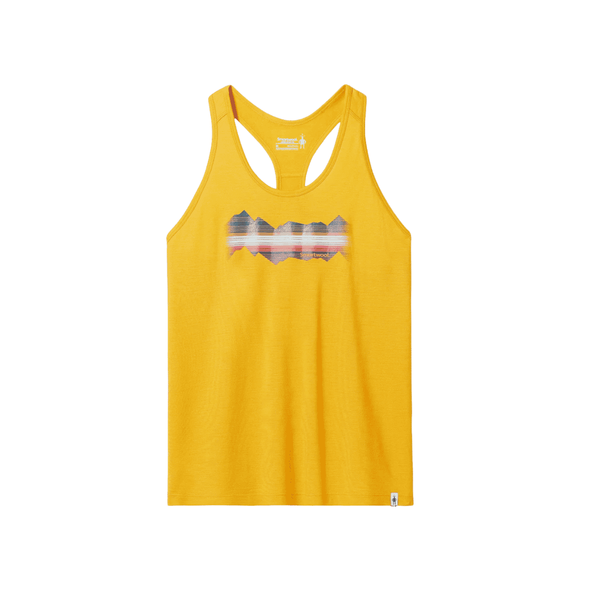 SMARTWOOL W MOUNTAIN HORIZON GRAPH TANK HONEY GOLD