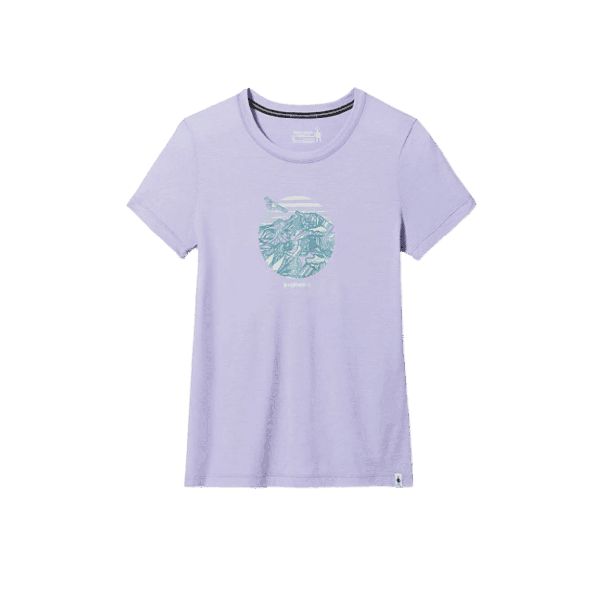 SMARTWOOL W PEAK FREEDOM GRAPH SS TEE ULTRA VIOLET