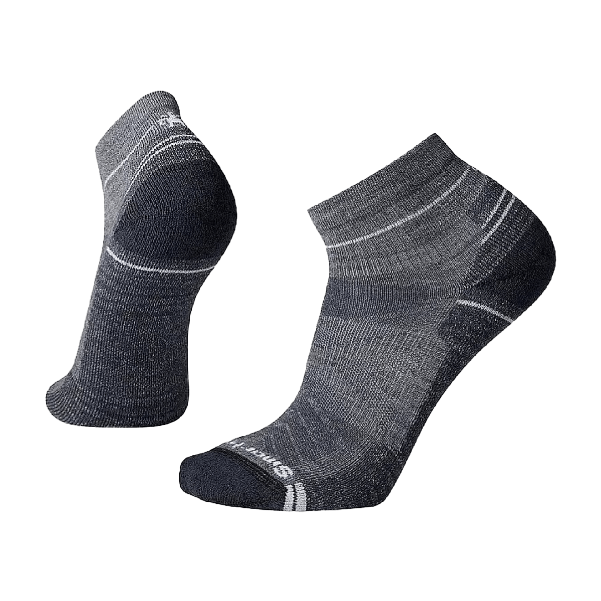 SMARTWOOL HIKE LIGHT CUSHION ANKLE SOCKS MEDIUM GRAY