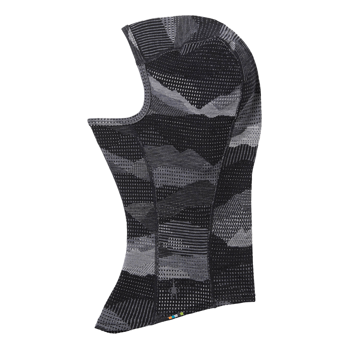 SMARTWOOL MERINO PATTERN BALACLAVA - BLACK MOUNTAINSCAPE
