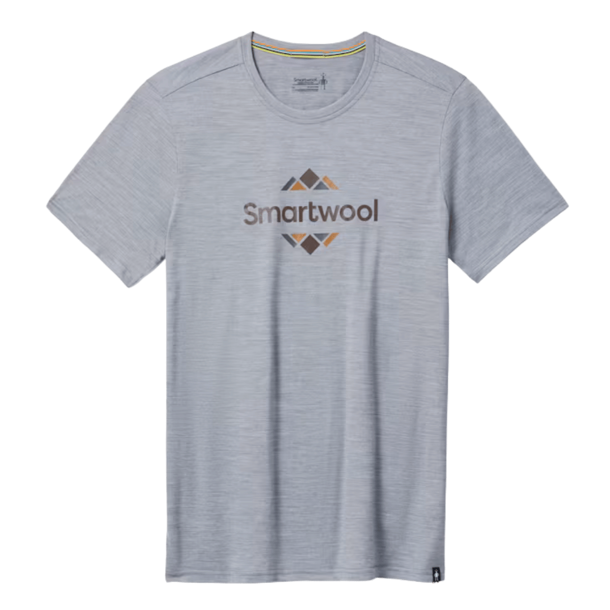 SMARTWOOL MEN'S MERINO SPORT 150 GRAPHIC TEE - LIGHT GRAY HEATHER - MAIN IMAGE