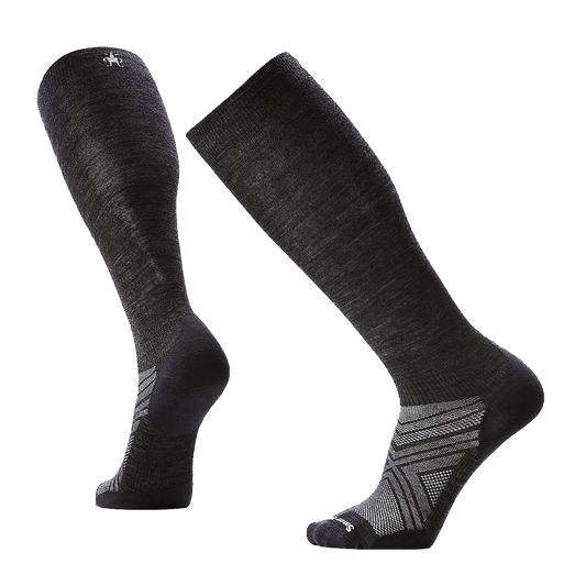 SMARTWOOL SKI EXTRA STRETCH ZERO CUSHION OTC SOCKS CHARCOAL