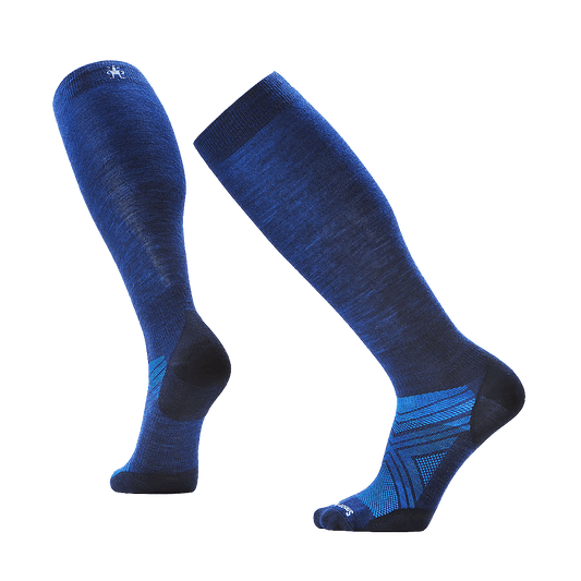SMARTWOOL SKI EXTRA STRETCH ZERO CUSHION OTC SOCKS DEEP NAVY