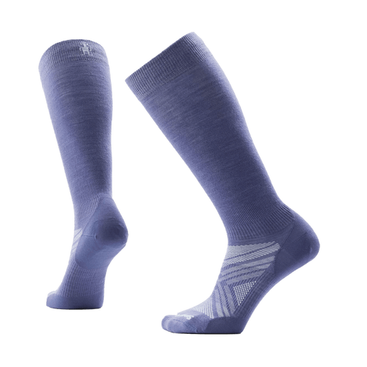 SMARTWOOL WOMEN'S SKI EXTRA STRETCH ZERO CUSHION OTC SOCKS NIGHTFALL BLUE