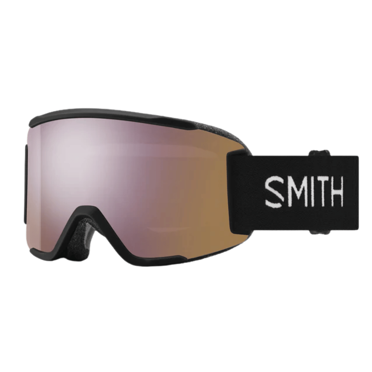 SMITH SQUAD S LOW BRIDGE FIT GOGGLE - BLACK - CP ED RS GLD MIR