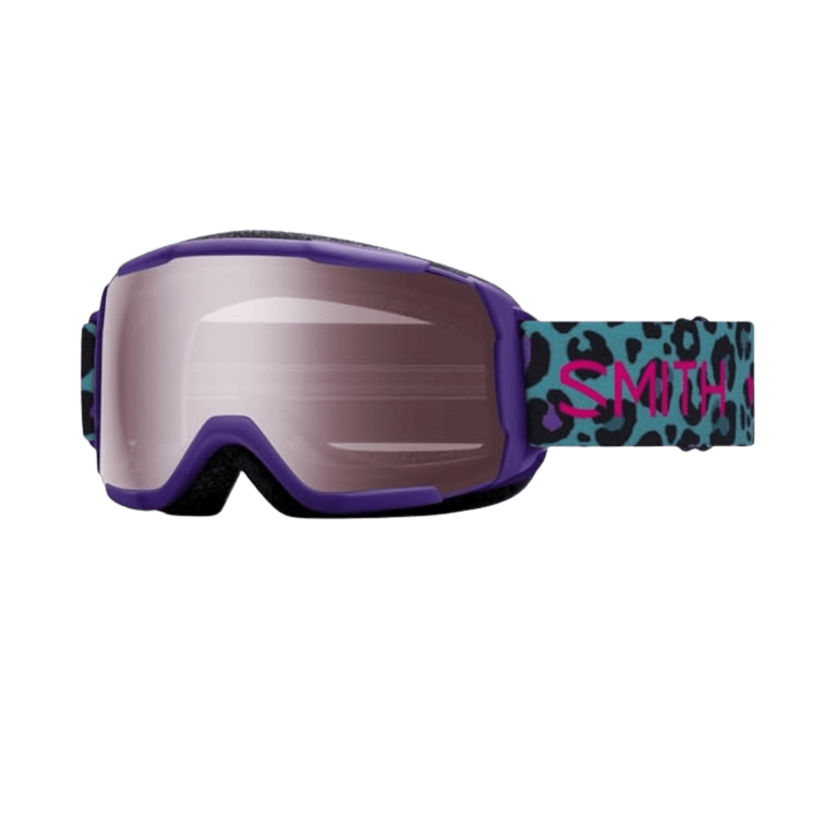 SMITH YOUTH GROM JR GOGGLES PURPLE HAZE NEON CHEETAH / IGNITOR MIRROR M00666