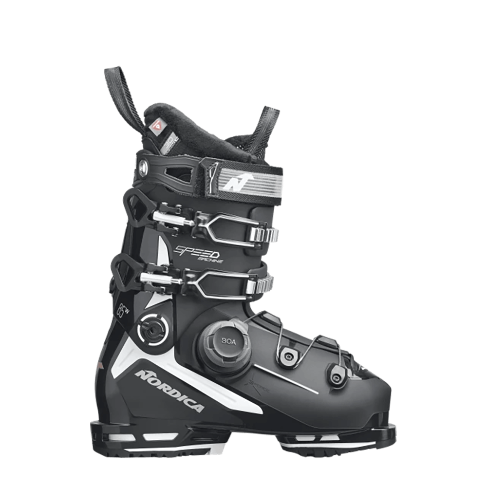 WOMEN'S SPEEDMACHINE 3 85 BOA DH SKI BOOT - BLACK/WHITE/PINK 25/26