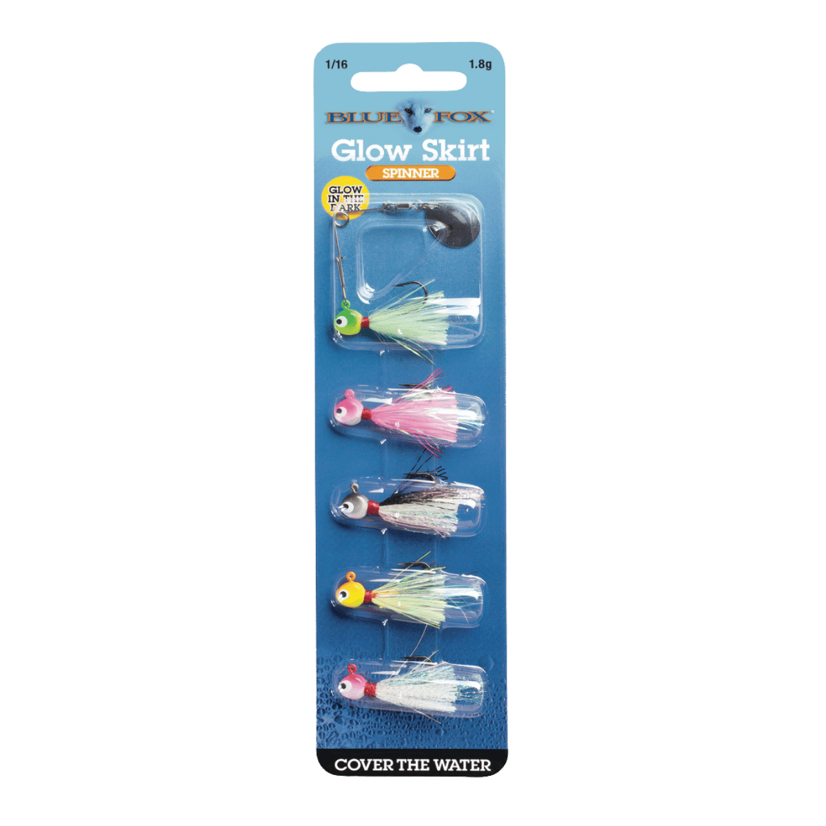BLUE FOX GLOW SKIRT SPIN KIT - 1/16OZ