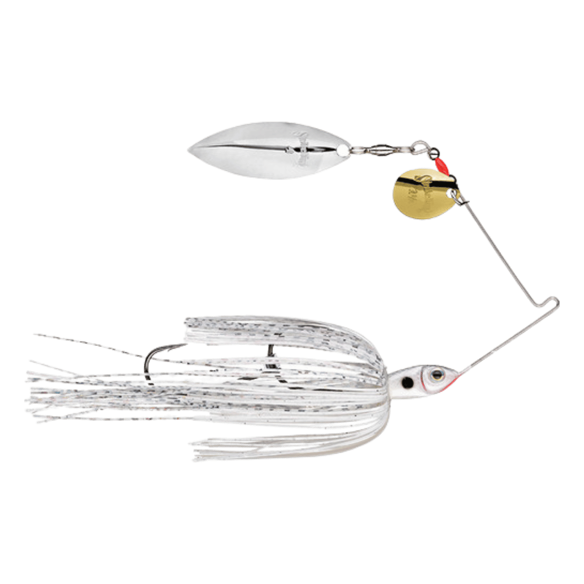 STRIKE KING PREMIER PLUS SPINNERBAIT CO - 3/8OZ - SUPER WHITE