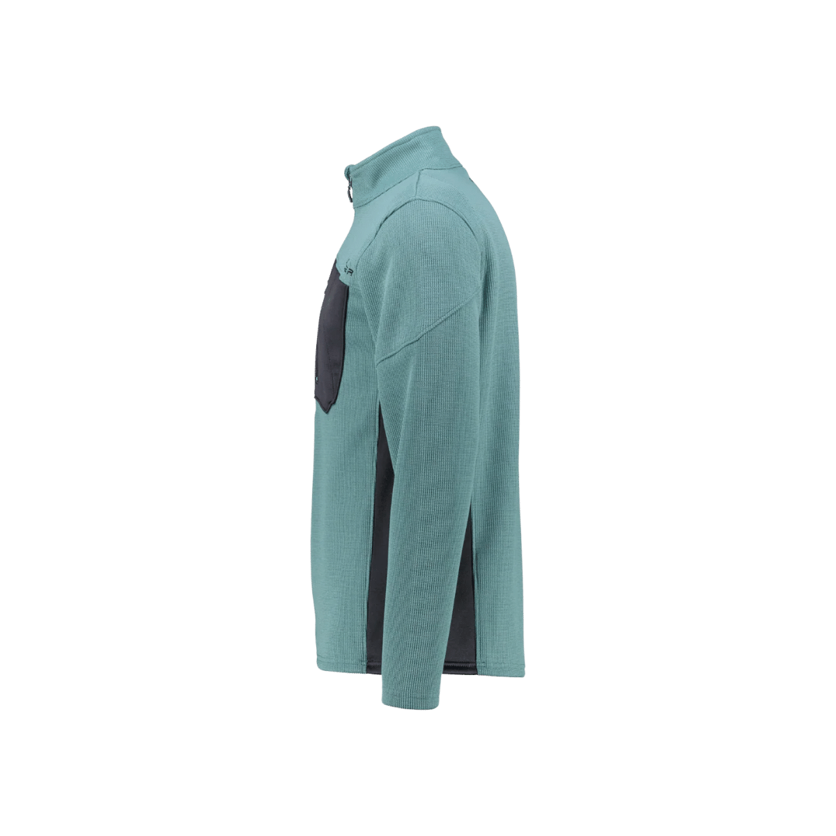 SPYDER BANDIT HALF ZIP FLEECE JACKET - TUNDRA - SIDE VIEW
