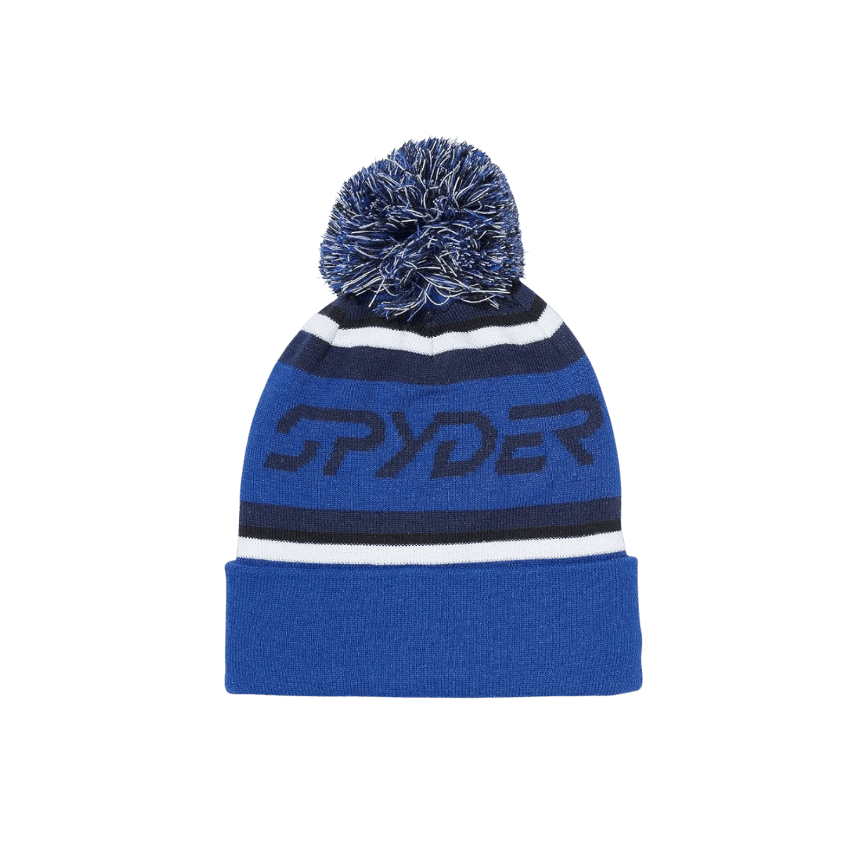 SPYDER MEN'S ICEBOX HAT - ELECTRICBLUE - FRONT VIEW