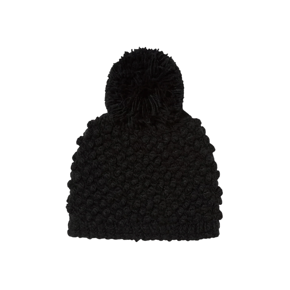 SPYDER BRR BERRY BLACK HAT - BACK VIEW