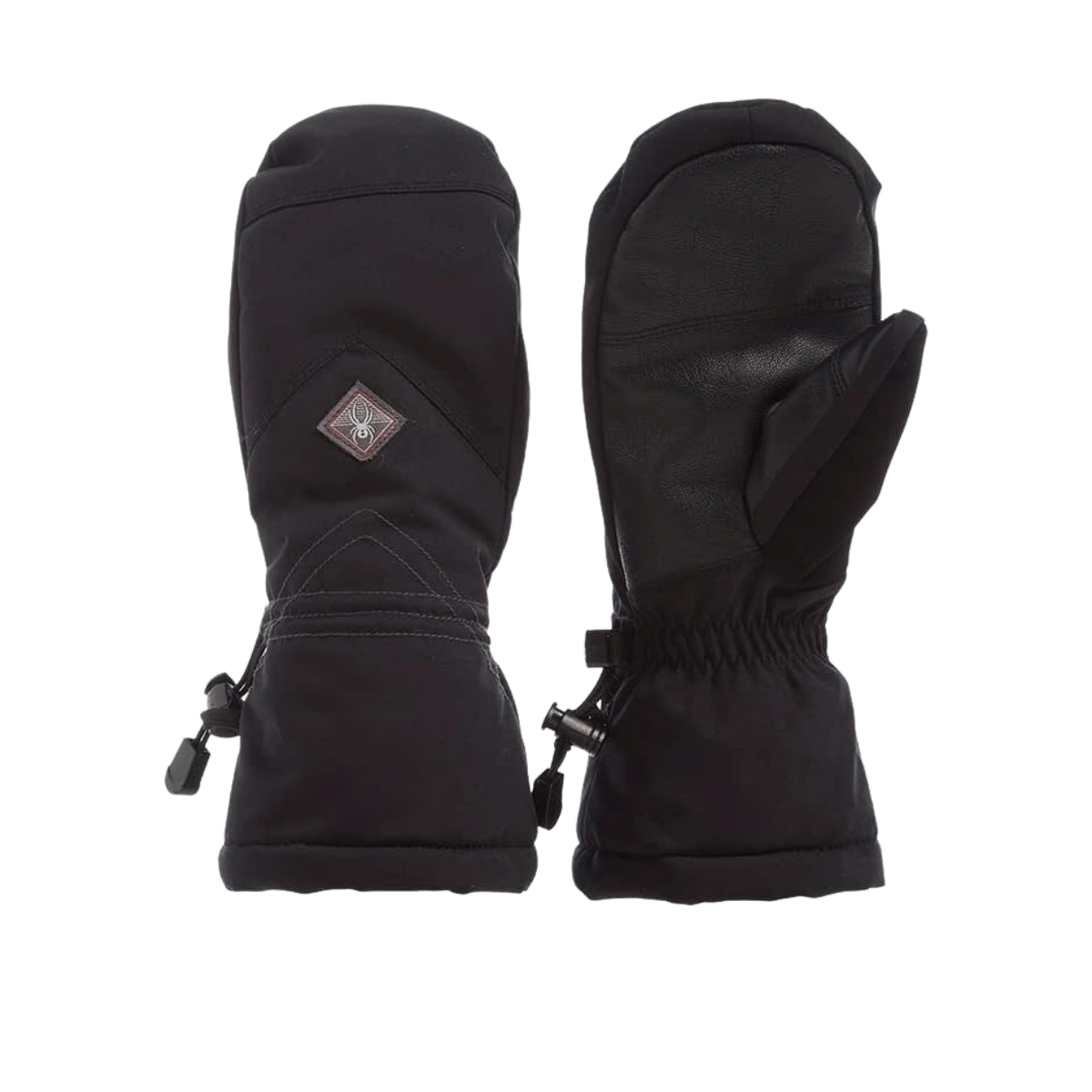 SPYDER BIG GIRLS INSPIRE SKI MITTEN - BLACK