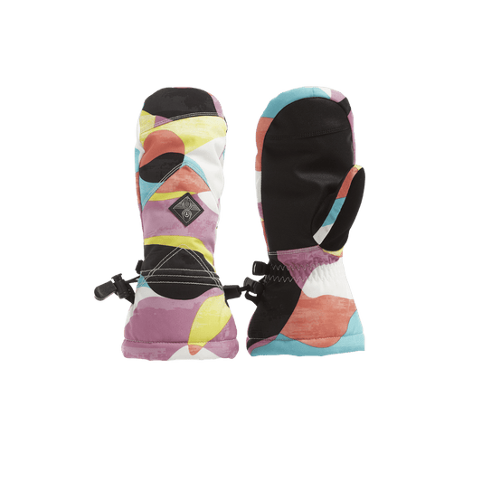 SPYDER BIG GIRLS INSPIRE SKI MITTEN - LANDSCAPE MULTI